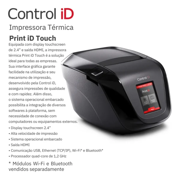 Impressora Control Id Print Id Touch Térmica - Imagem 6